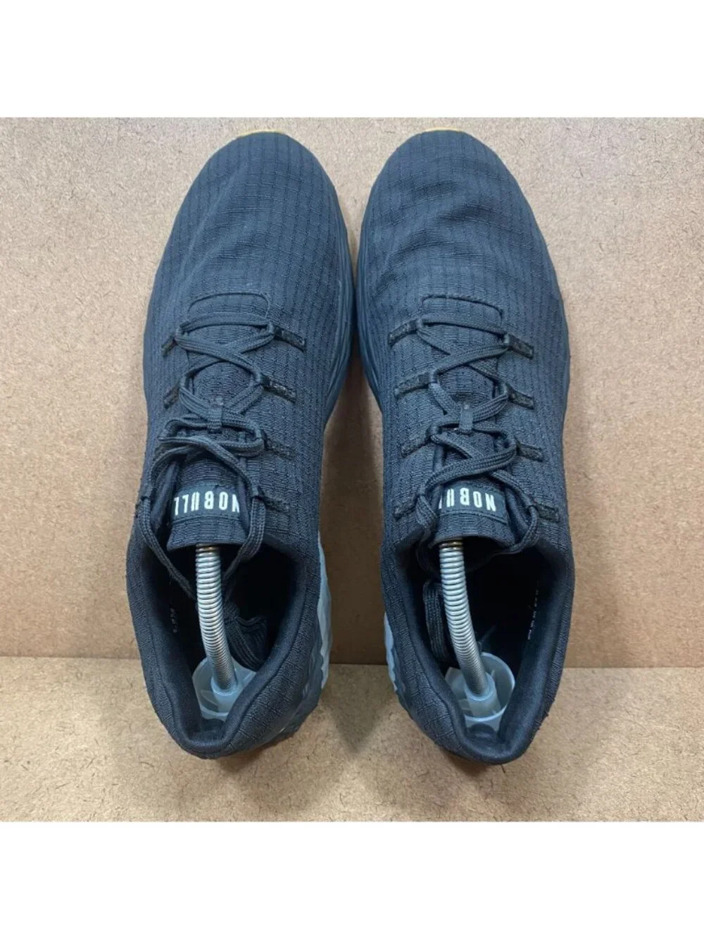 Nobull Mens Allday 365 Black Ripstop Trainers Size 11 Lightweight Shoes Gum Sole
